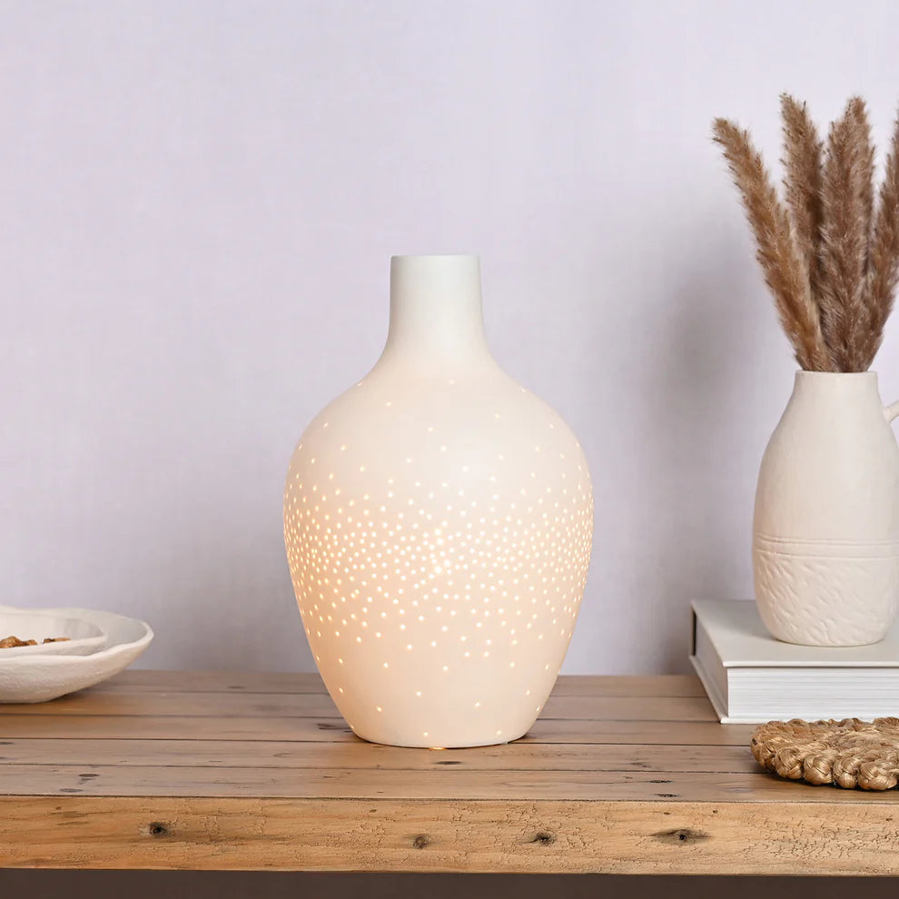 Hestia Ceramic Lamp 26cm