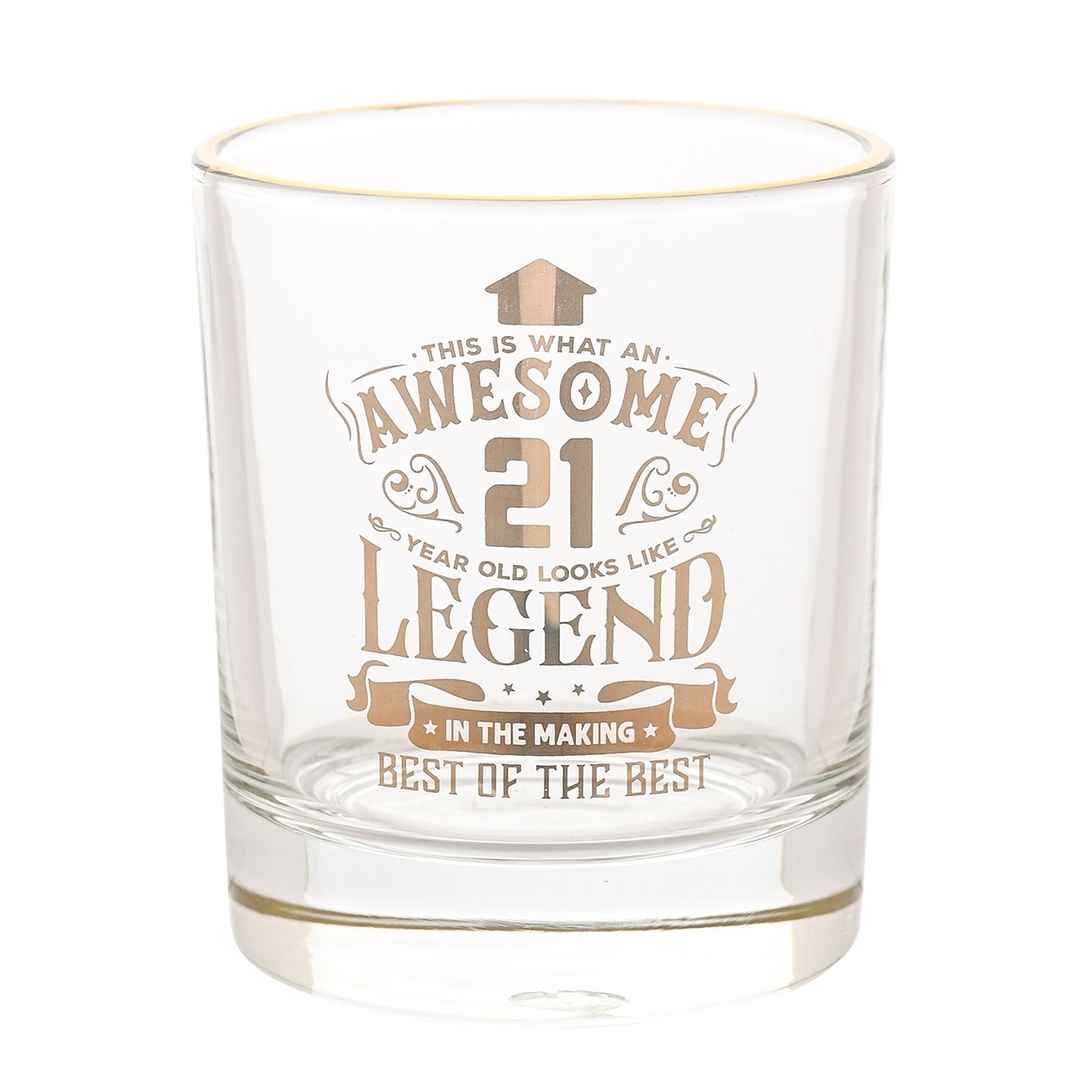 Harvey Makin Legend Tumbler Glass - 21 Years