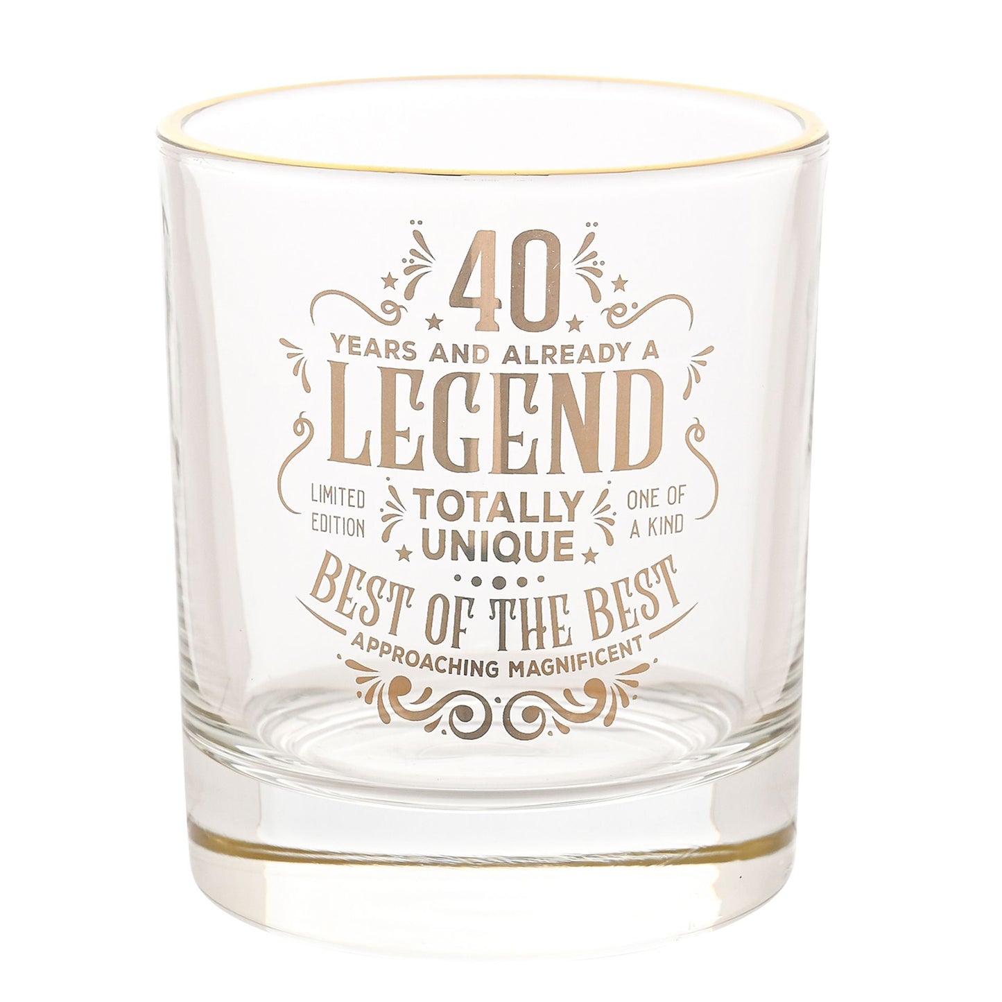 Harvey Makin Legend Tumbler Glass - 40 Years