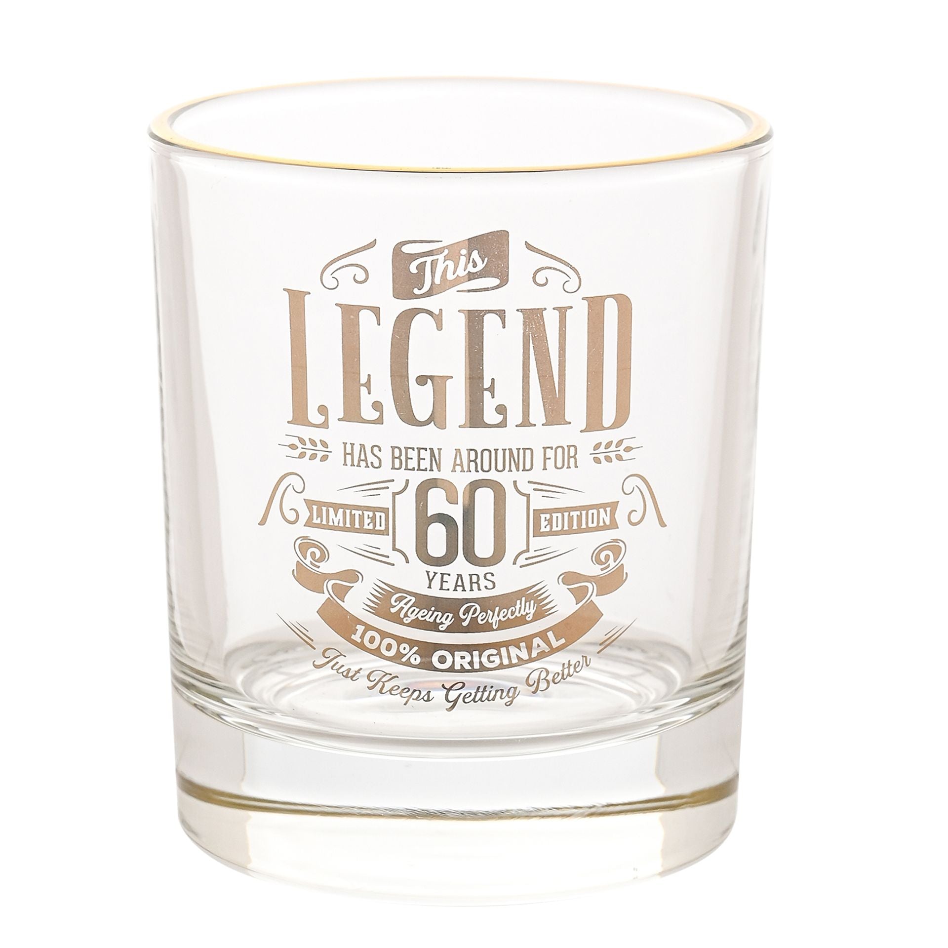 Harvey Makin Legend Tumbler Glass - 60 Years
