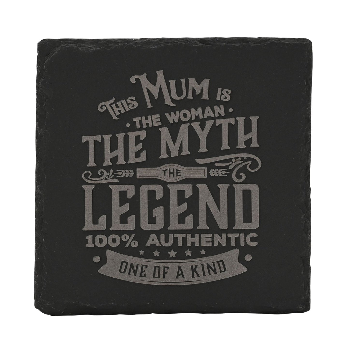 Harvey Makin Legend Slate Coaster 10 x 10cm - Mum