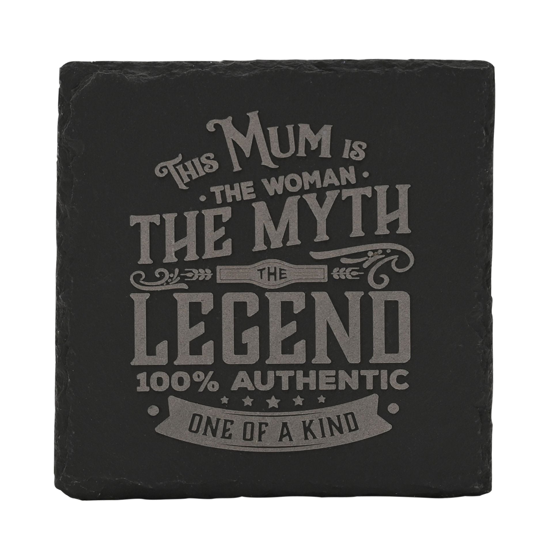 Harvey Makin Legend Slate Coaster 10 x 10cm - Mum