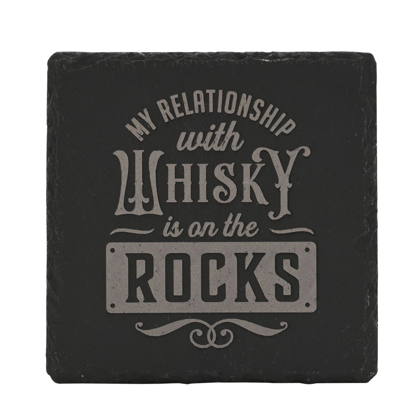 Harvey Makin Legend Slate Coaster 10 x 10cm - Rocks