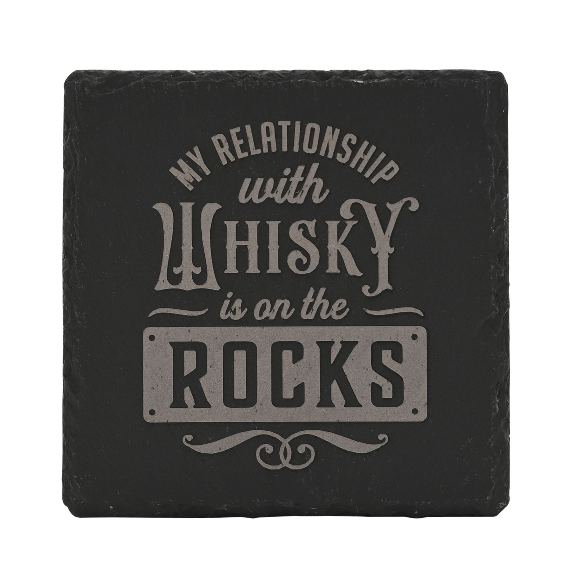 Harvey Makin Legend Slate Coaster 10 x 10cm - Rocks