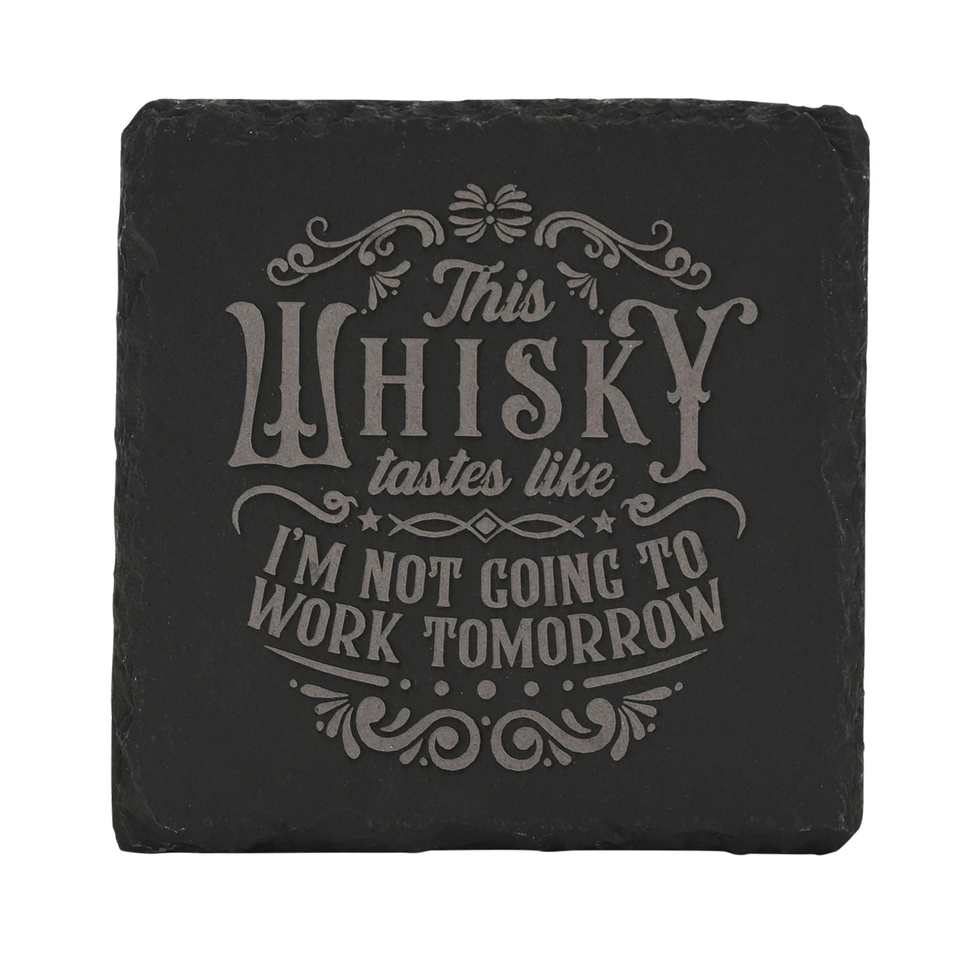 Harvey Makin Legend Slate Coaster 10 x 10cm - No Work