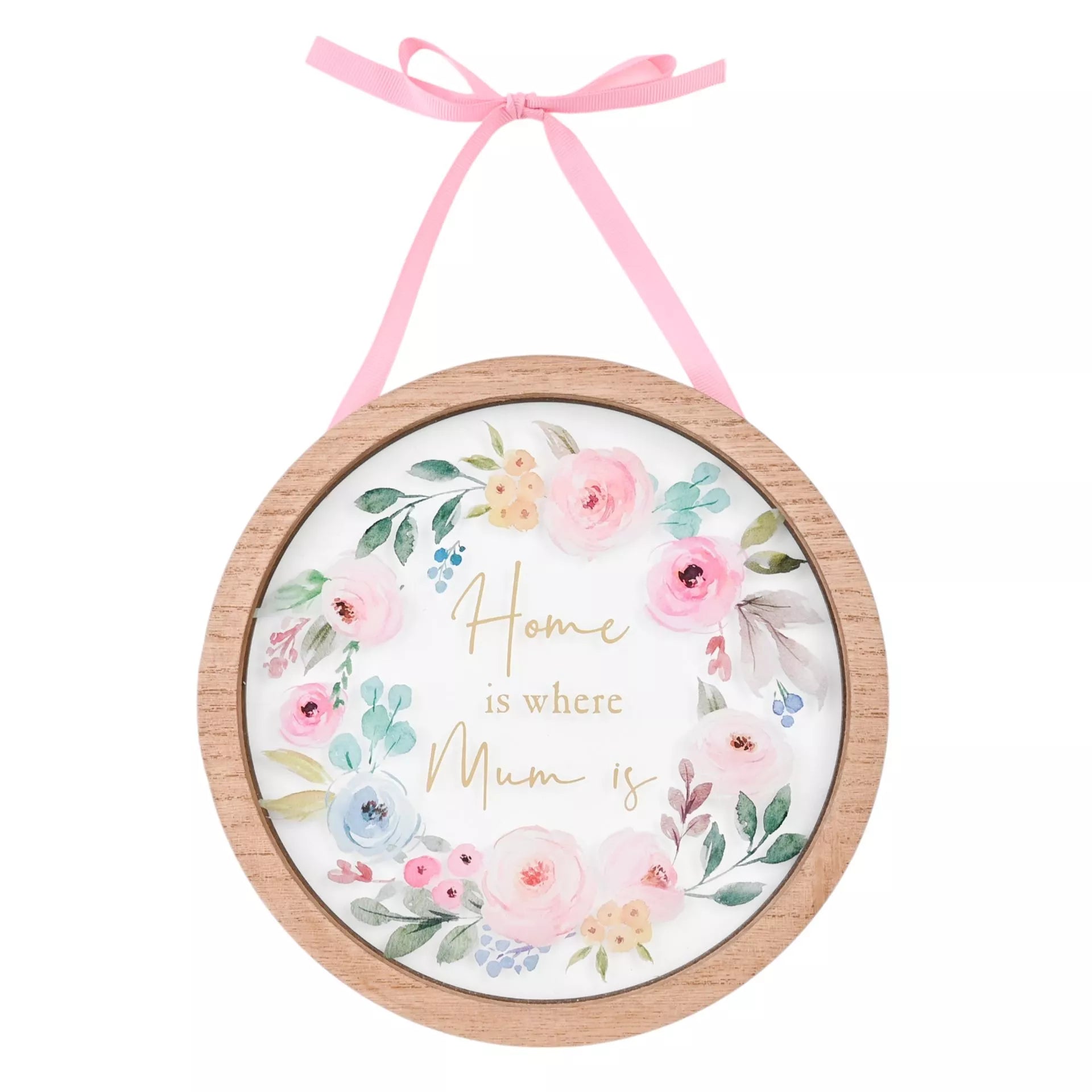The Cottage Garden Round Plaque - Home