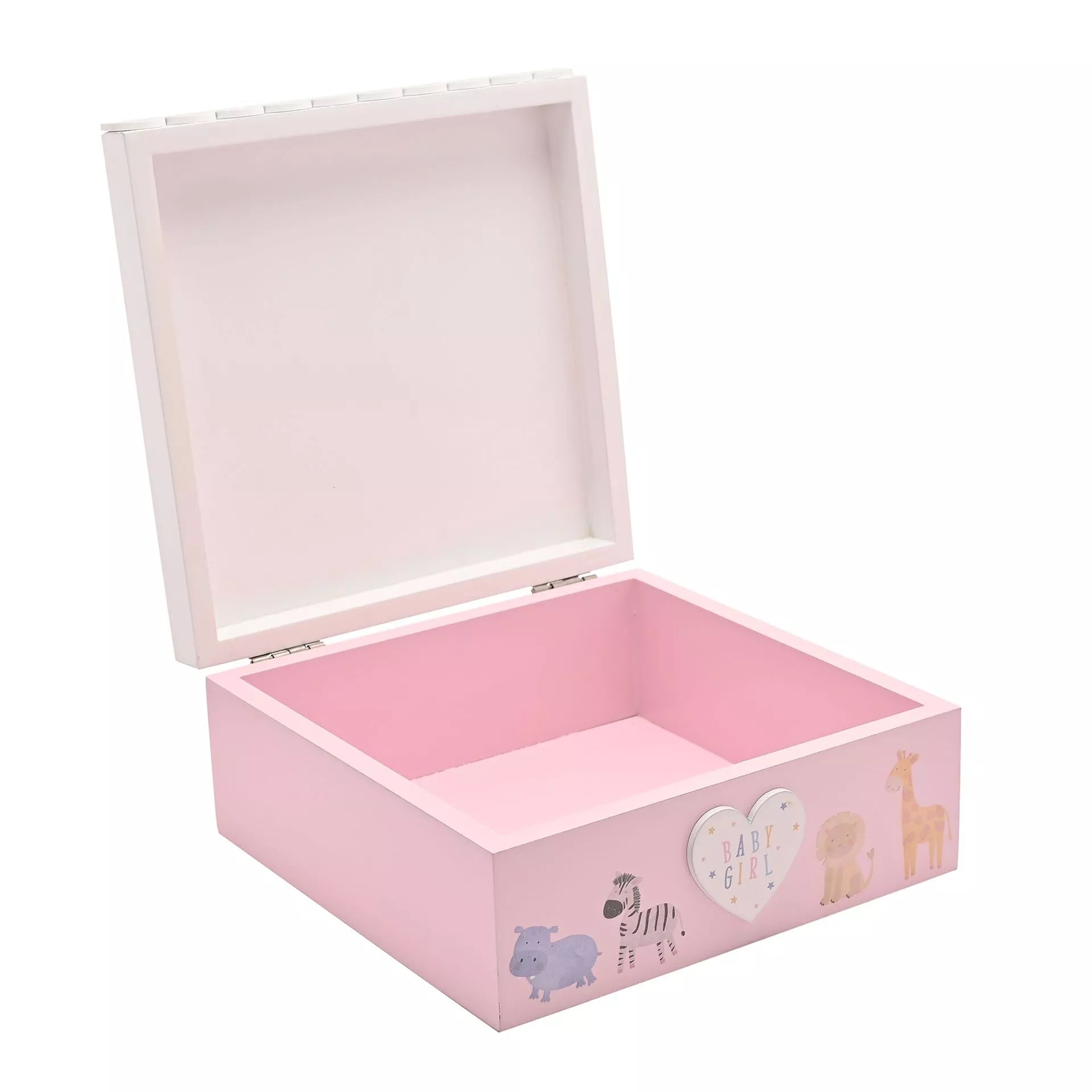 Petit Cheri Giraffe Keepsake Box - Baby Girl
