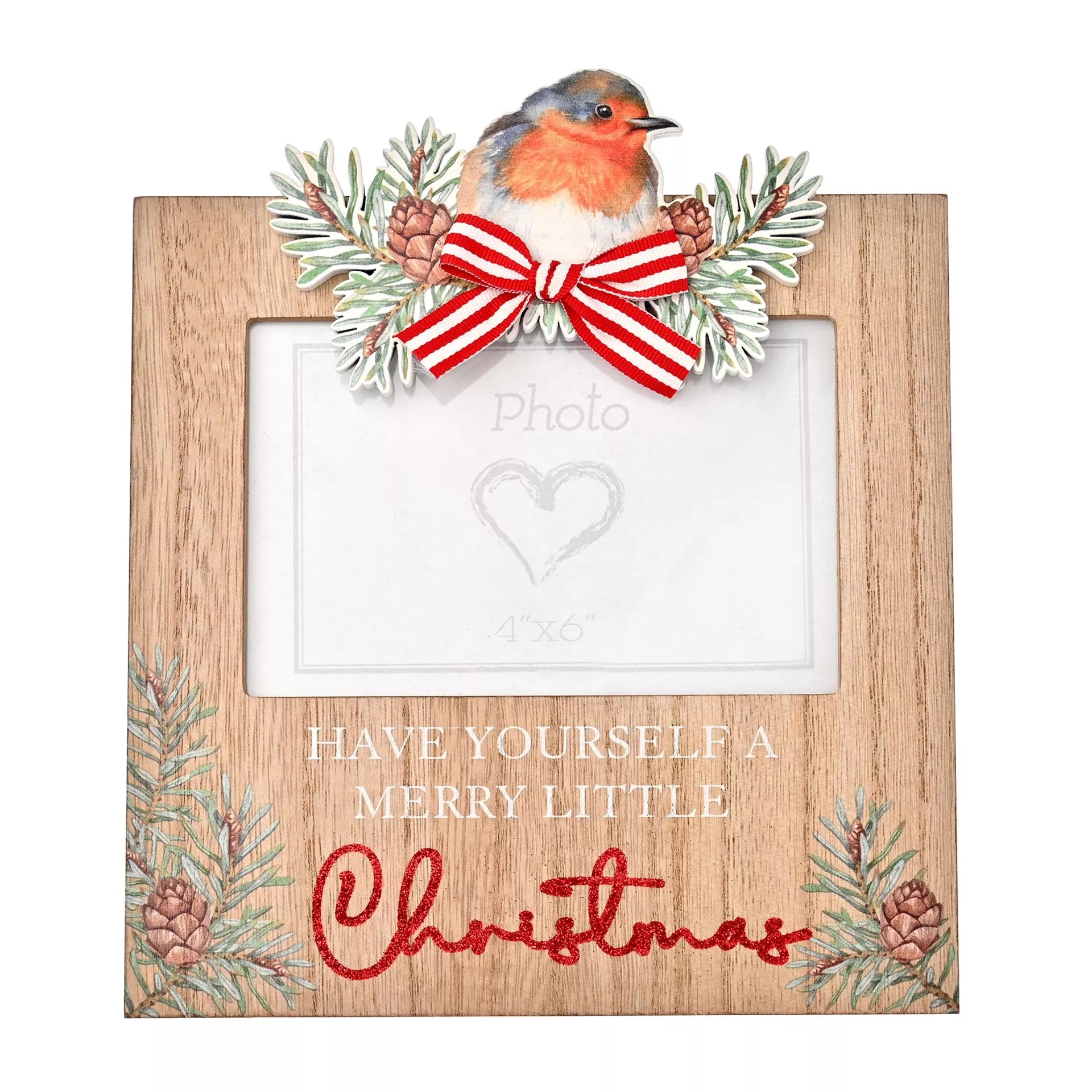 Christmas Robin Photo Frame 10 x 15cm