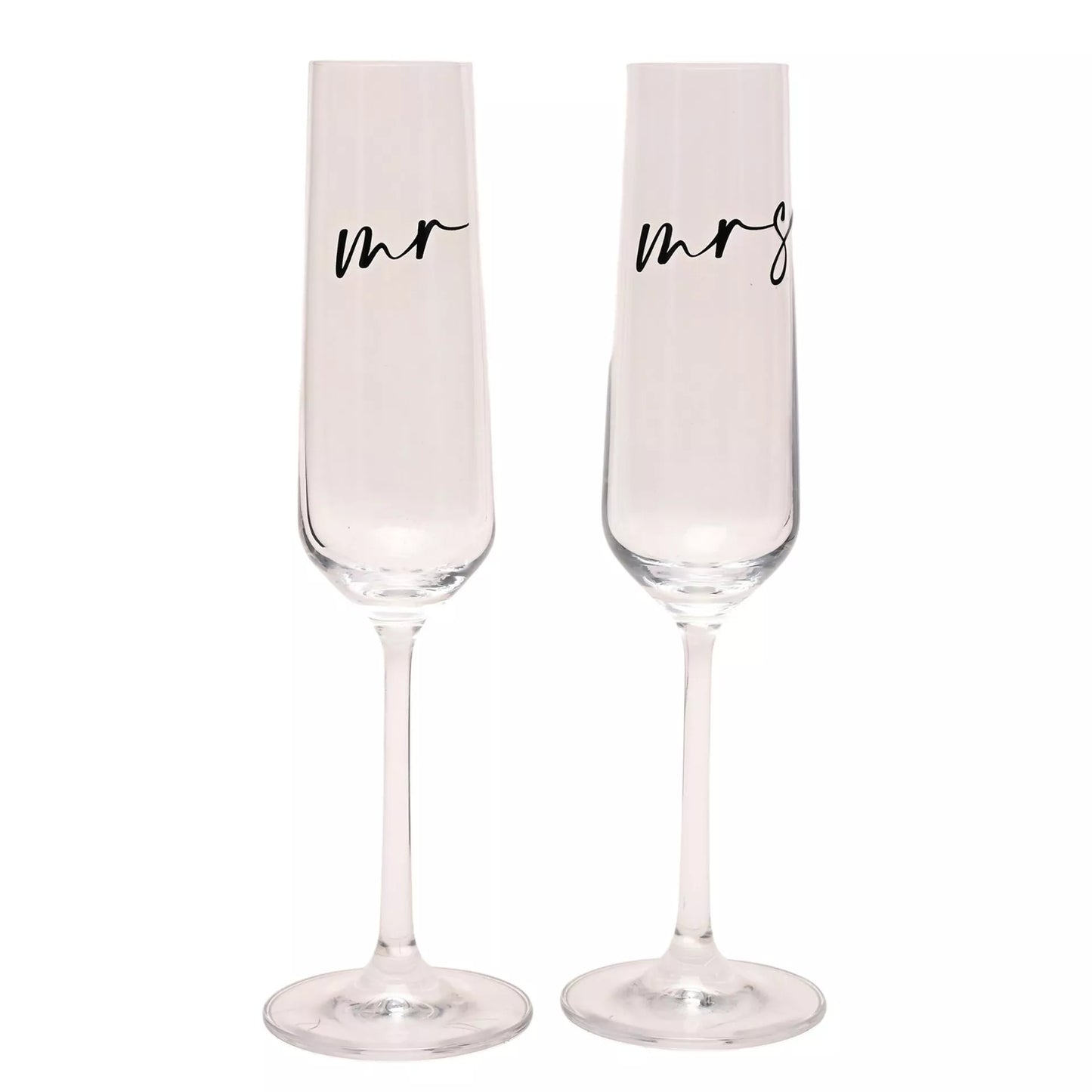 Amore - Champagne Flute A Set Of 2pcs - Mr & Mrs