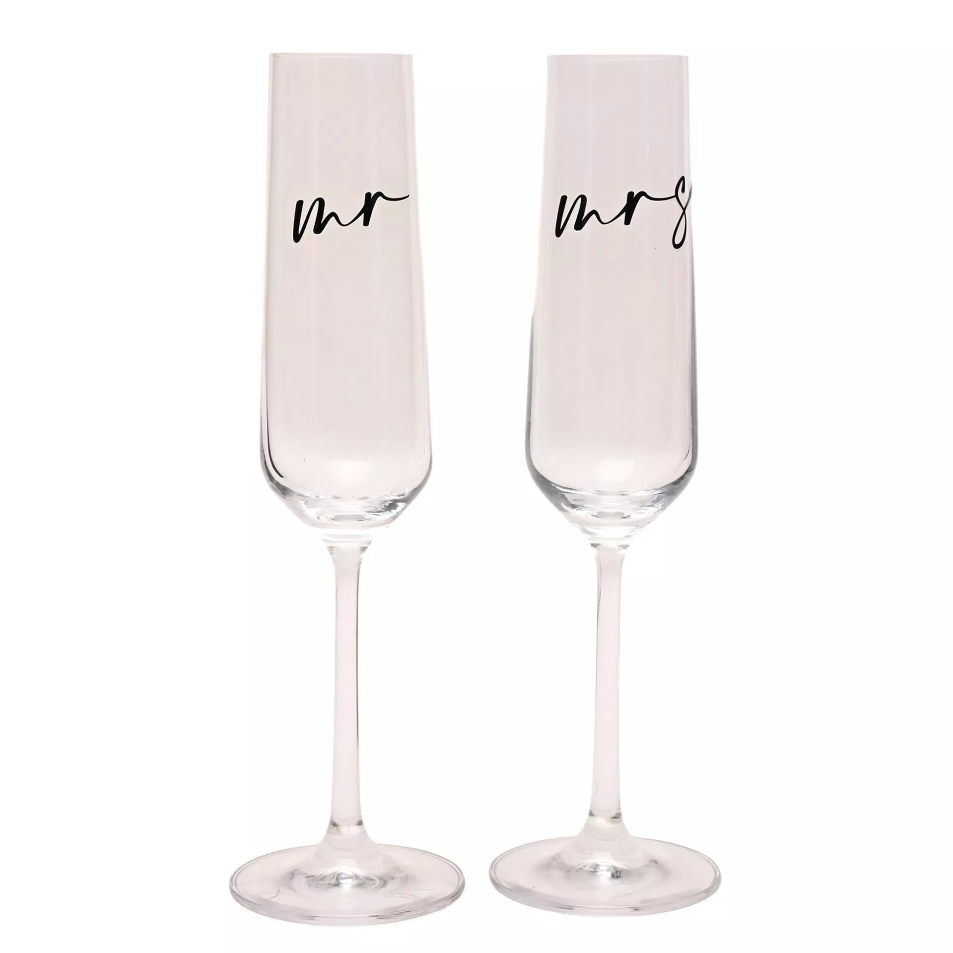 Amore - Champagne Flute A Set Of 2pcs - Mr & Mrs