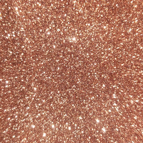 Glitter Powder In Plastic Bottle 30g - Rose Gold