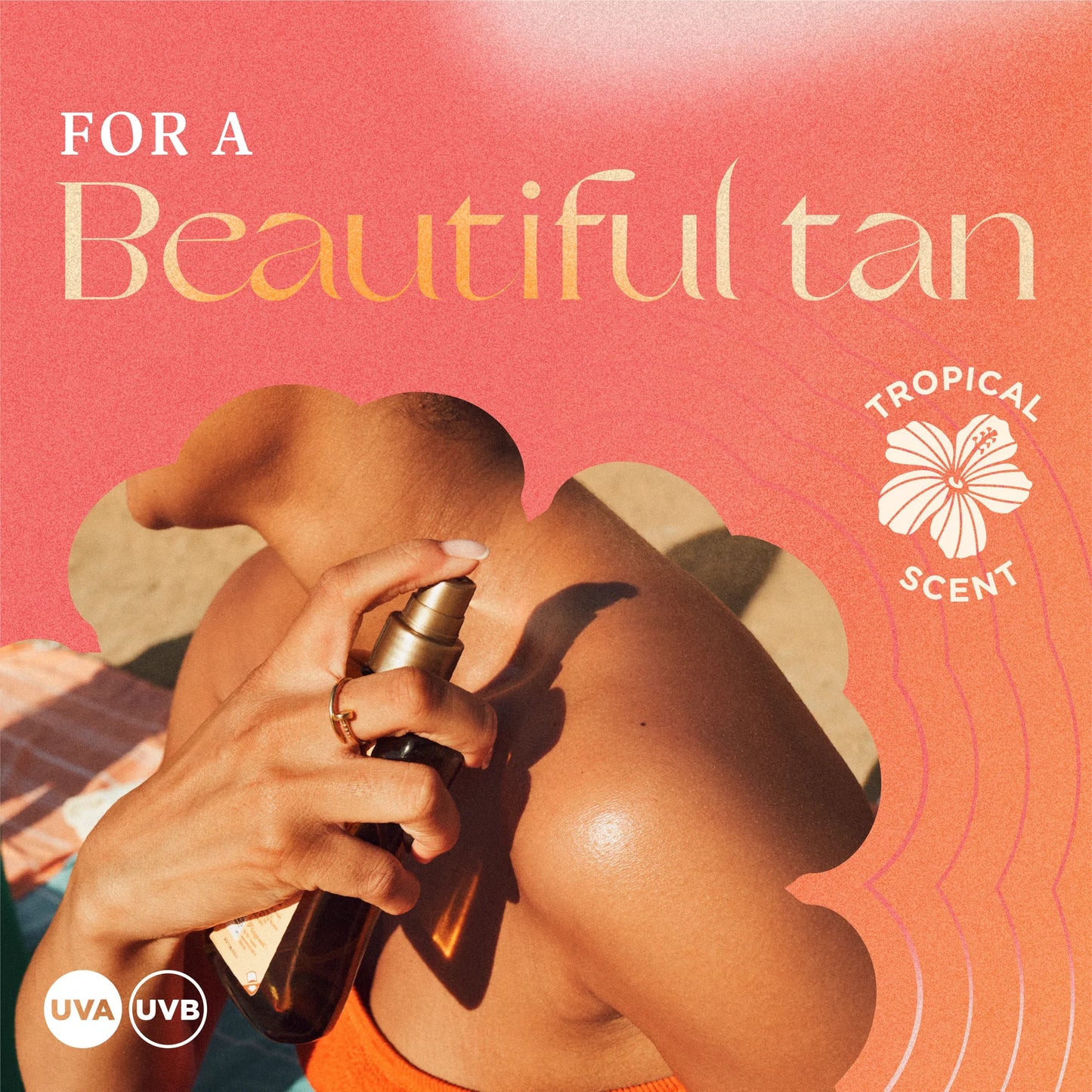 Hawaiian Tropic Glowing Protection Sunscreen Dry Oil SPF 15 UVA + UVB Protection 100ml