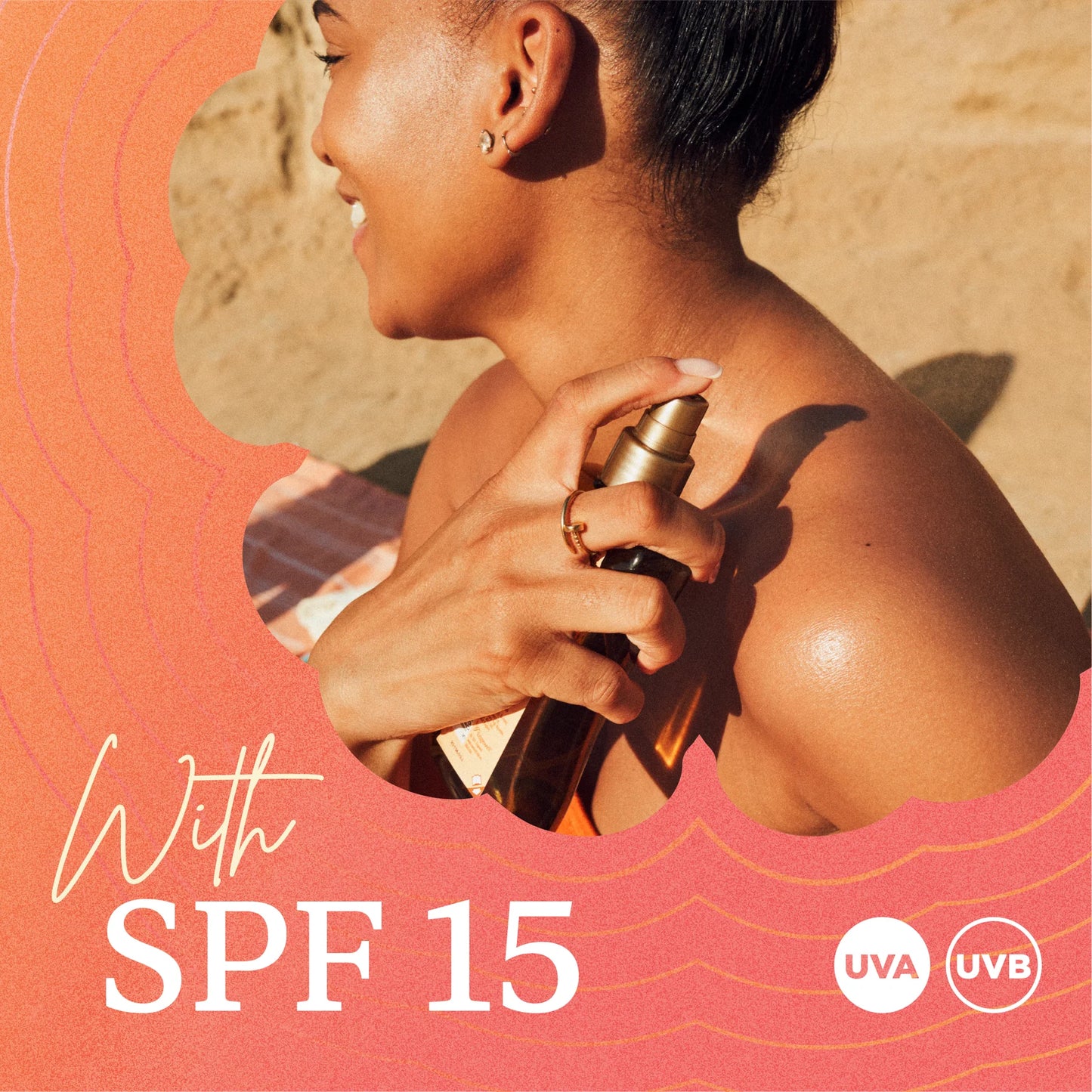 Hawaiian Tropic Glowing Protection Sunscreen Dry Oil SPF 15 UVA + UVB Protection 100ml