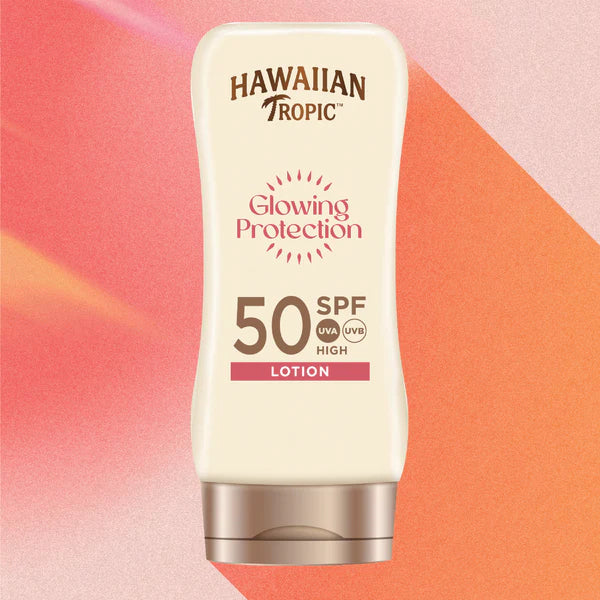 Hawaiian Tropic Glowing Protection Sunscreen Lotion SPF 50 UVA + UVB Protection 170ml
