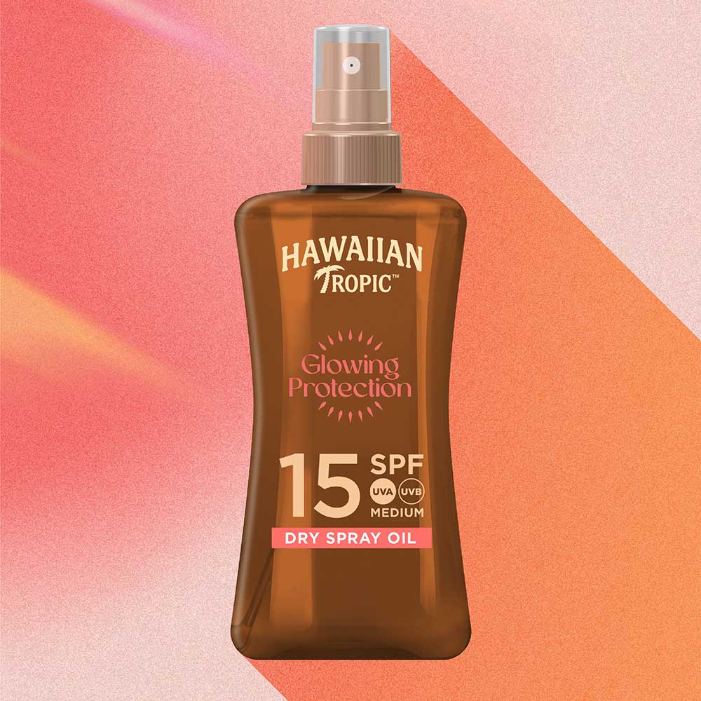 Hawaiian Tropic Glowing Protection Dry Oil Gel SPF15 200ml