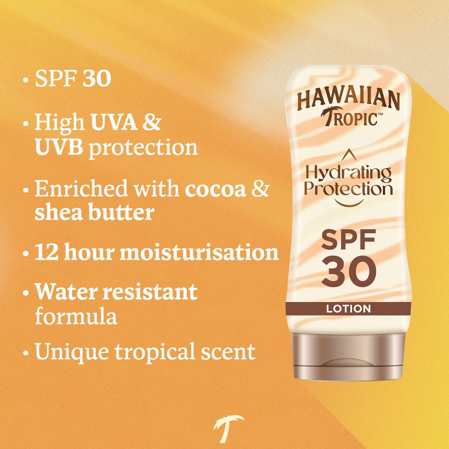 Hawaiian Tropic Hydrating Protection Lotion SPF30 180ml