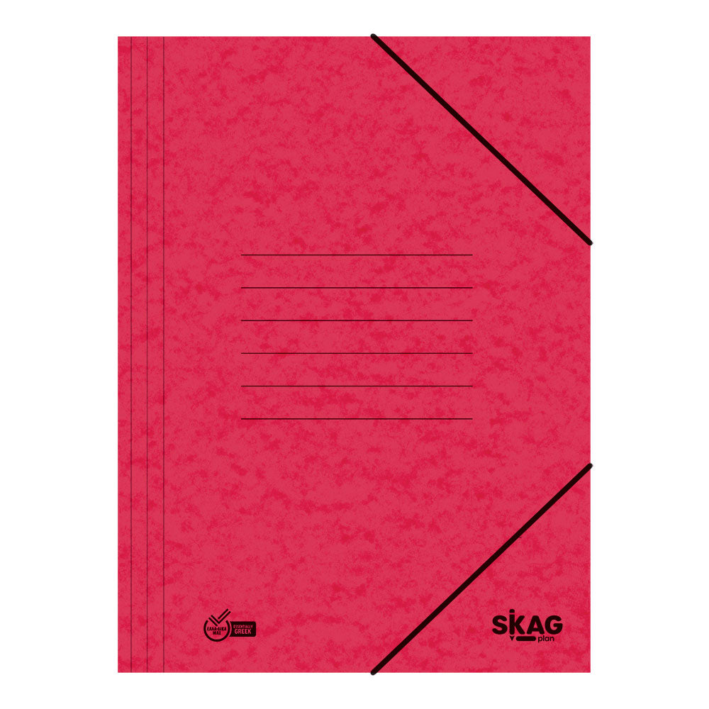 A4 Skag Elastic Folder - Pink