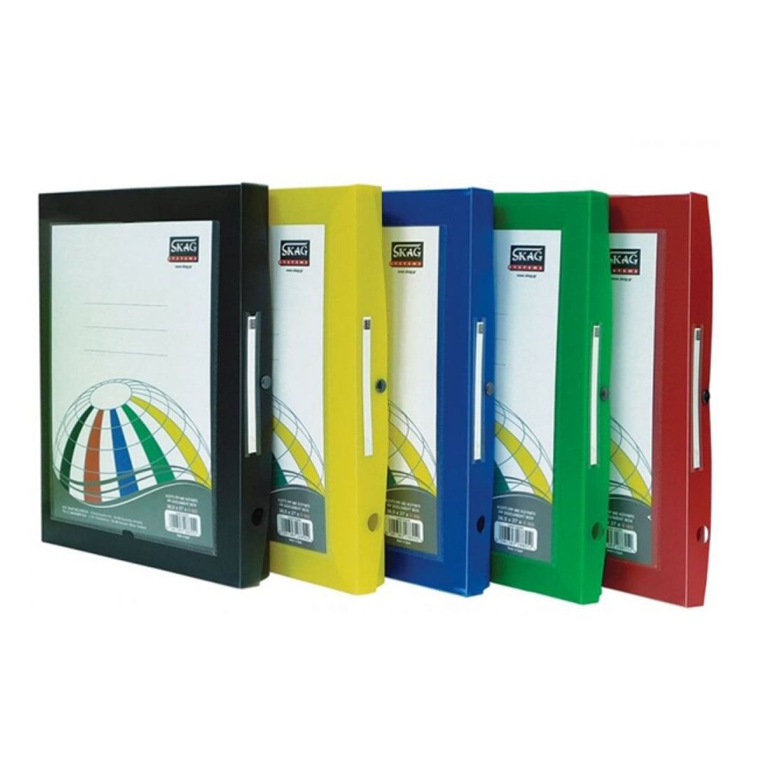 Skag Box File 36.5 x 27 x 6cm x 1pc Assortment