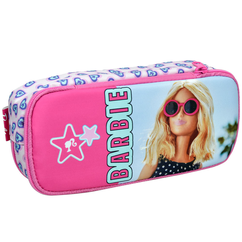 Gim Oval Pencil Case Disney Barbie 23 x 10 x 5cm