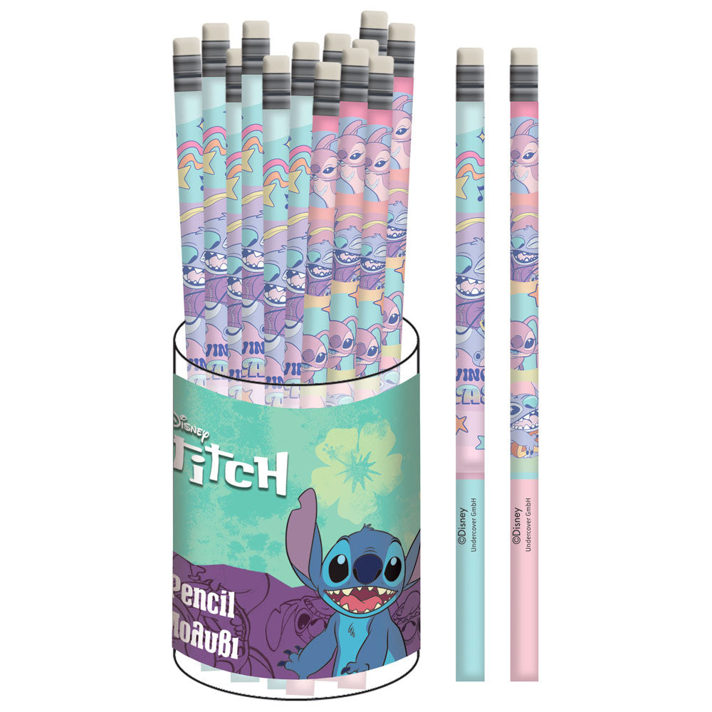 Gim Disney Graphite Pencil HB & Eraser - Stitch x 1pc Assortment
