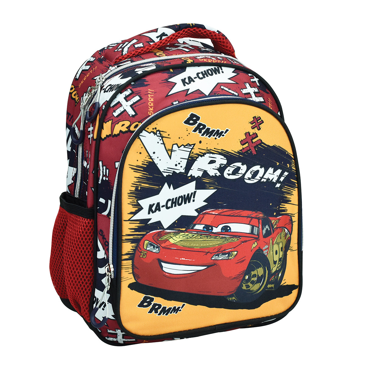 Gim 2 Compartments Backpack 30 x 25 x 15cm - Disney/Pixar - Cars