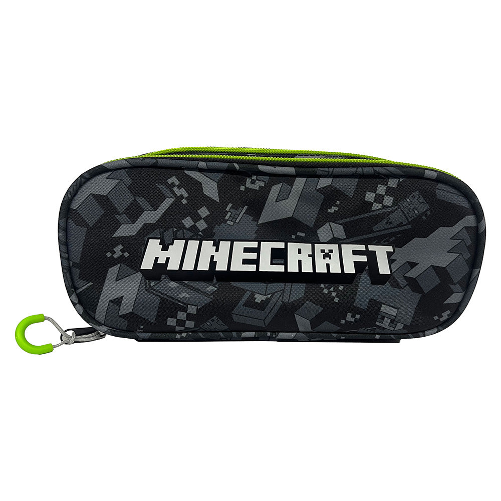 Gim Disney 2 Compartments Pencil Case 9 x 22cm - Minecraft