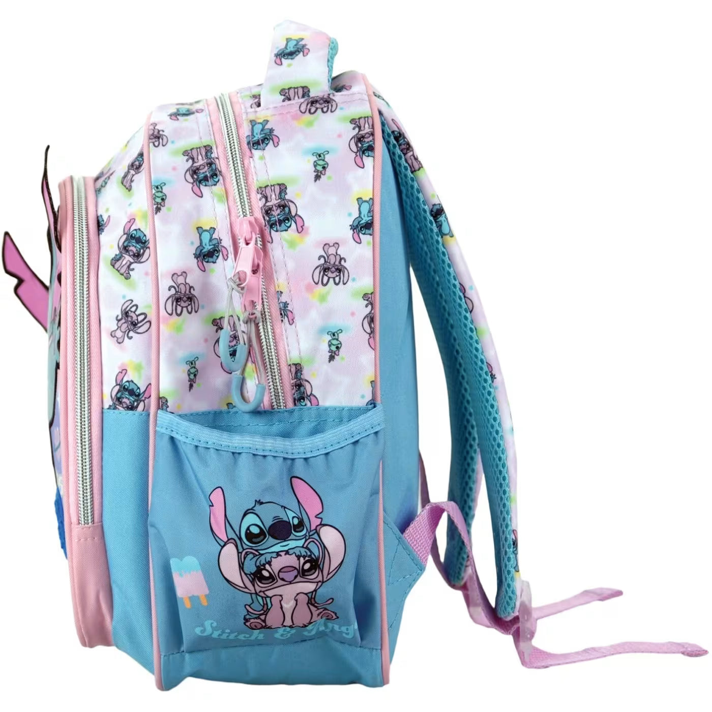 Gim 2 Compartments Backpack 30 x 25 x 15cm - Disney - Stitch