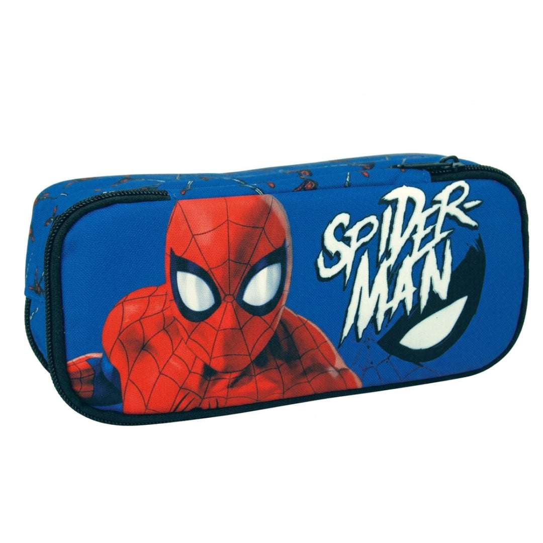 Gim 2 Compartments Pencil Case 10 x 23cm - Marvel - Spider-Man