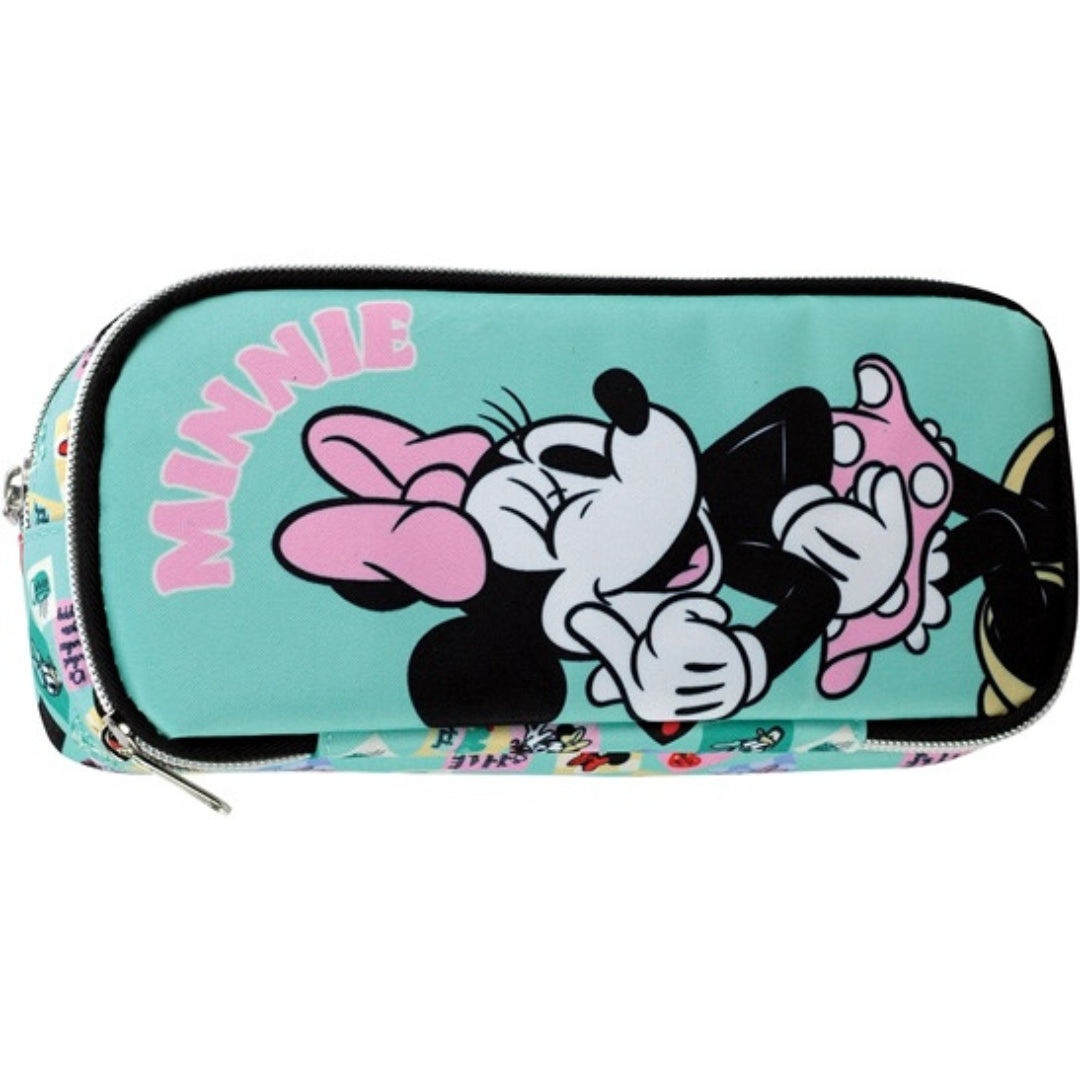 Gim 2 Compartments Pencil Case 10 x 23cm - Disney - Minnie