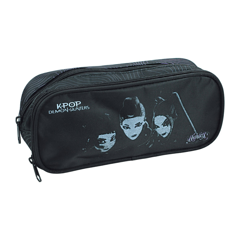 Gim 2 Compartments Pencil Case 10 x 23cm - Netflix - K-Pop Demon Hunters