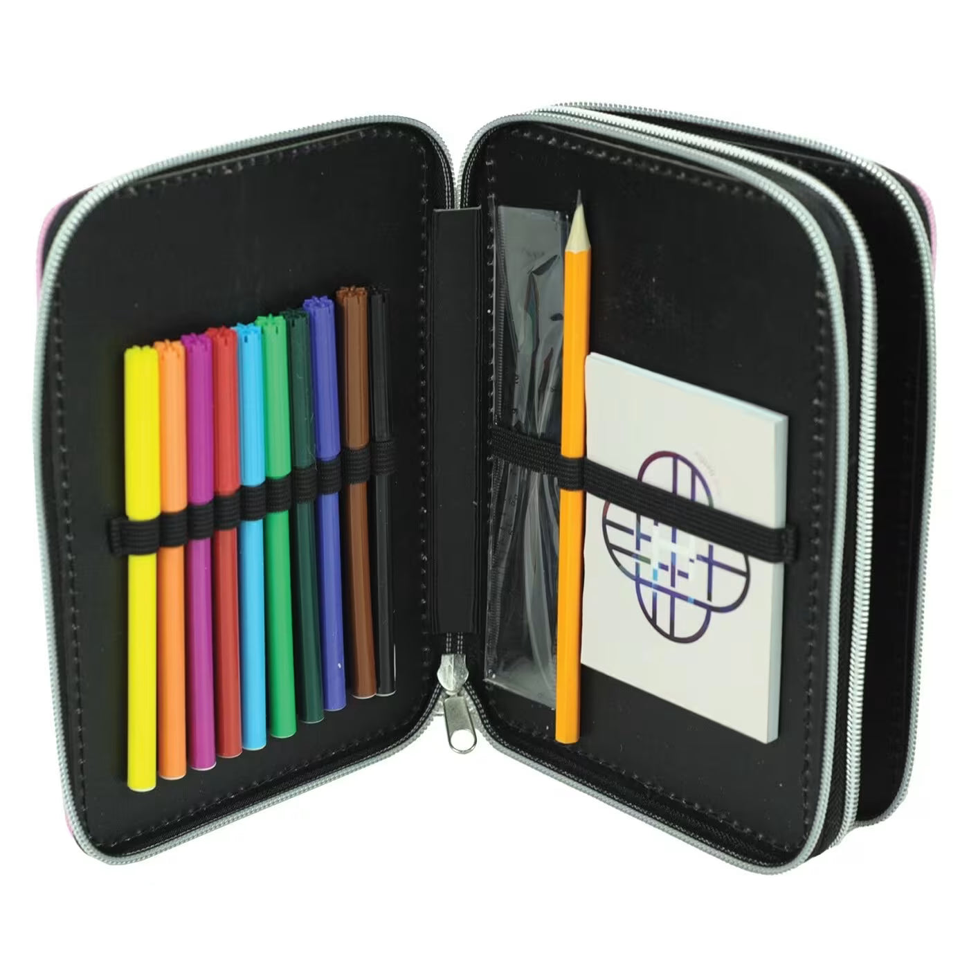 Gim Double Decker Pencil Case Filled 20 x 15 x 4cm - Netflix - K-Pop Demon Hunters