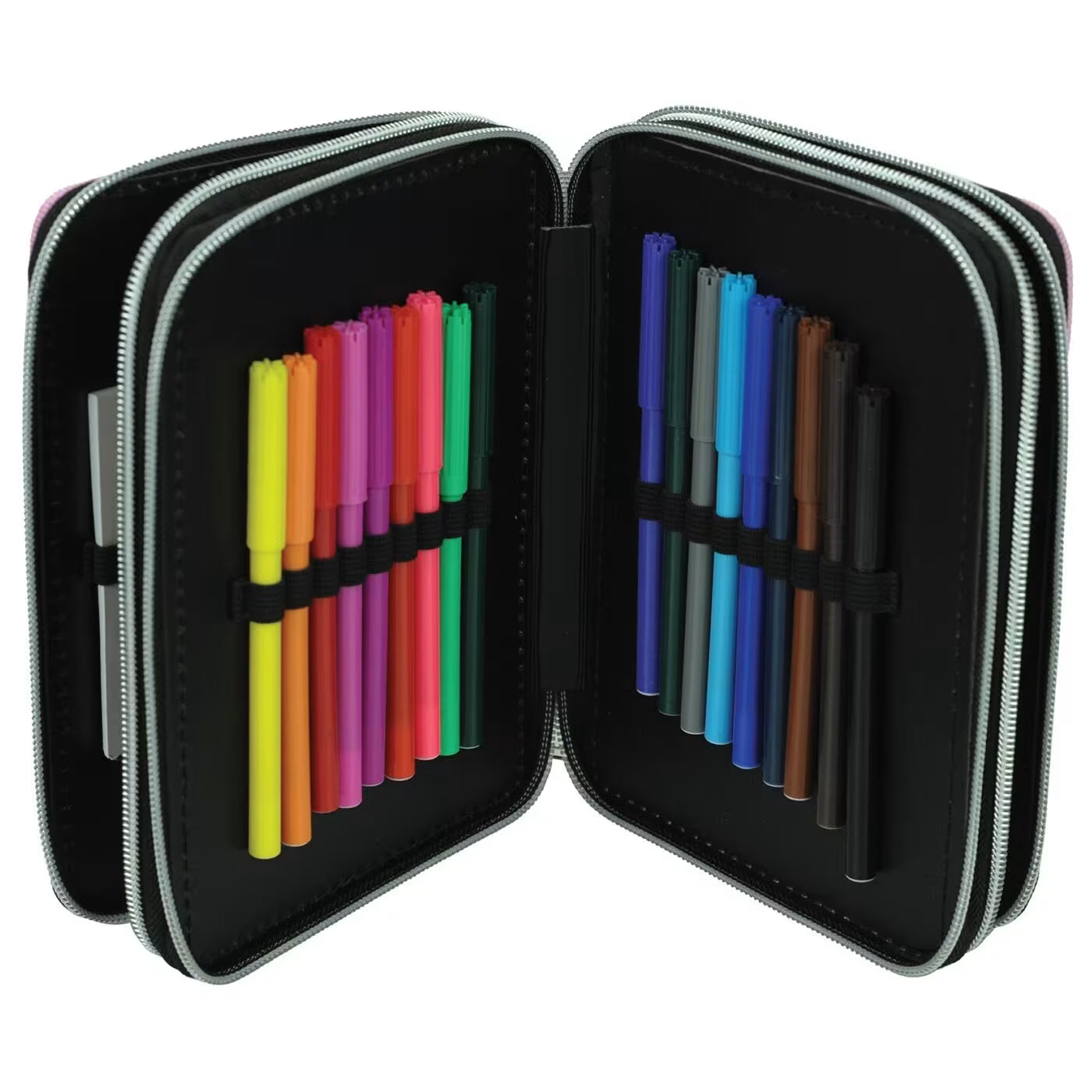 Gim Triple Decker Pencil Case Filled 20 x 15 x 7cm - Netflix - K-Pop Demon Hunters