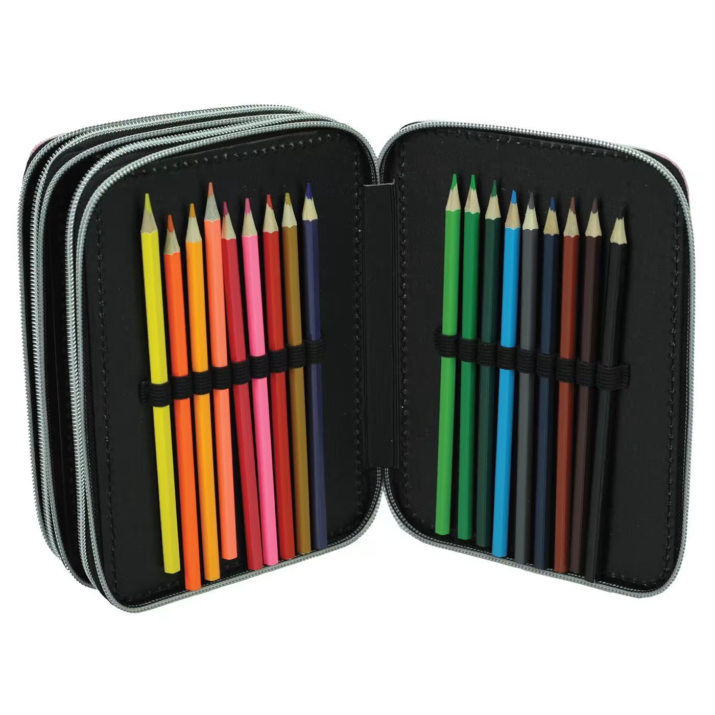 Gim Triple Decker Pencil Case Filled 20 x 15 x 7cm - Netflix - K-Pop Demon Hunters