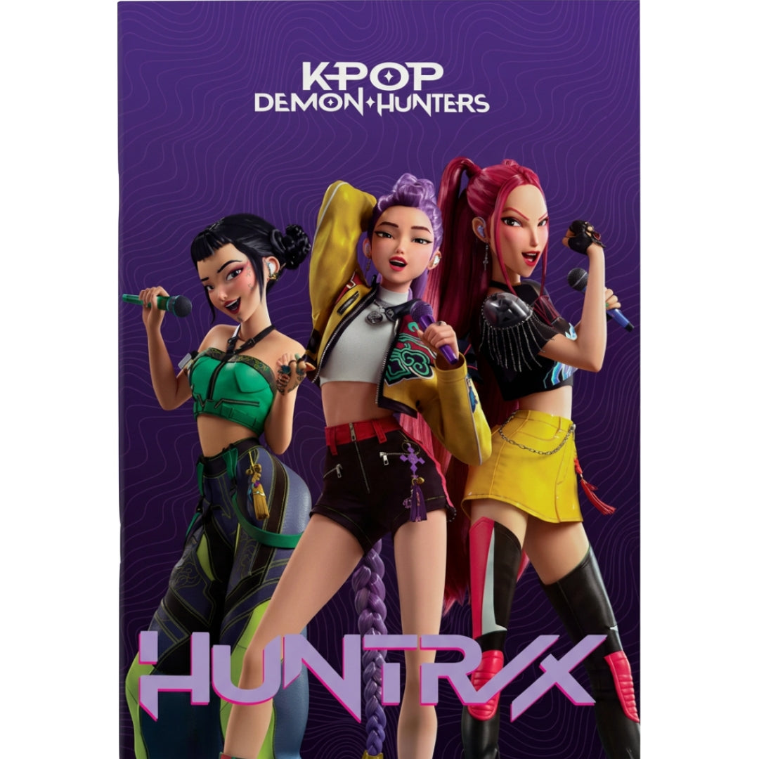 B5 Gim Lined Notebook 40 Sheets - Netflix - K-Pop Demon Hunters