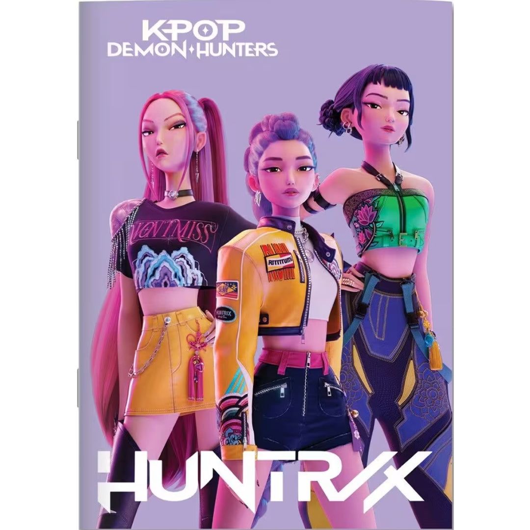 B5 Gim Lined Notebook 40 Sheets - Netflix - K-Pop Demon Hunters