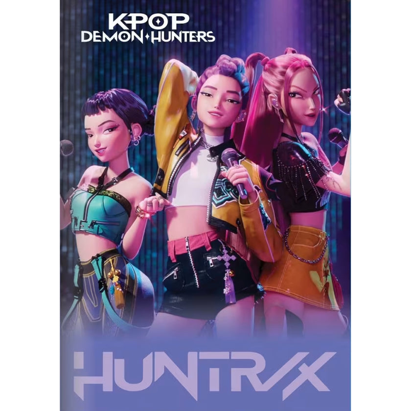 A4 Gim Lined Notebook 50 Sheets - Netflix - K-Pop Demon Hunters