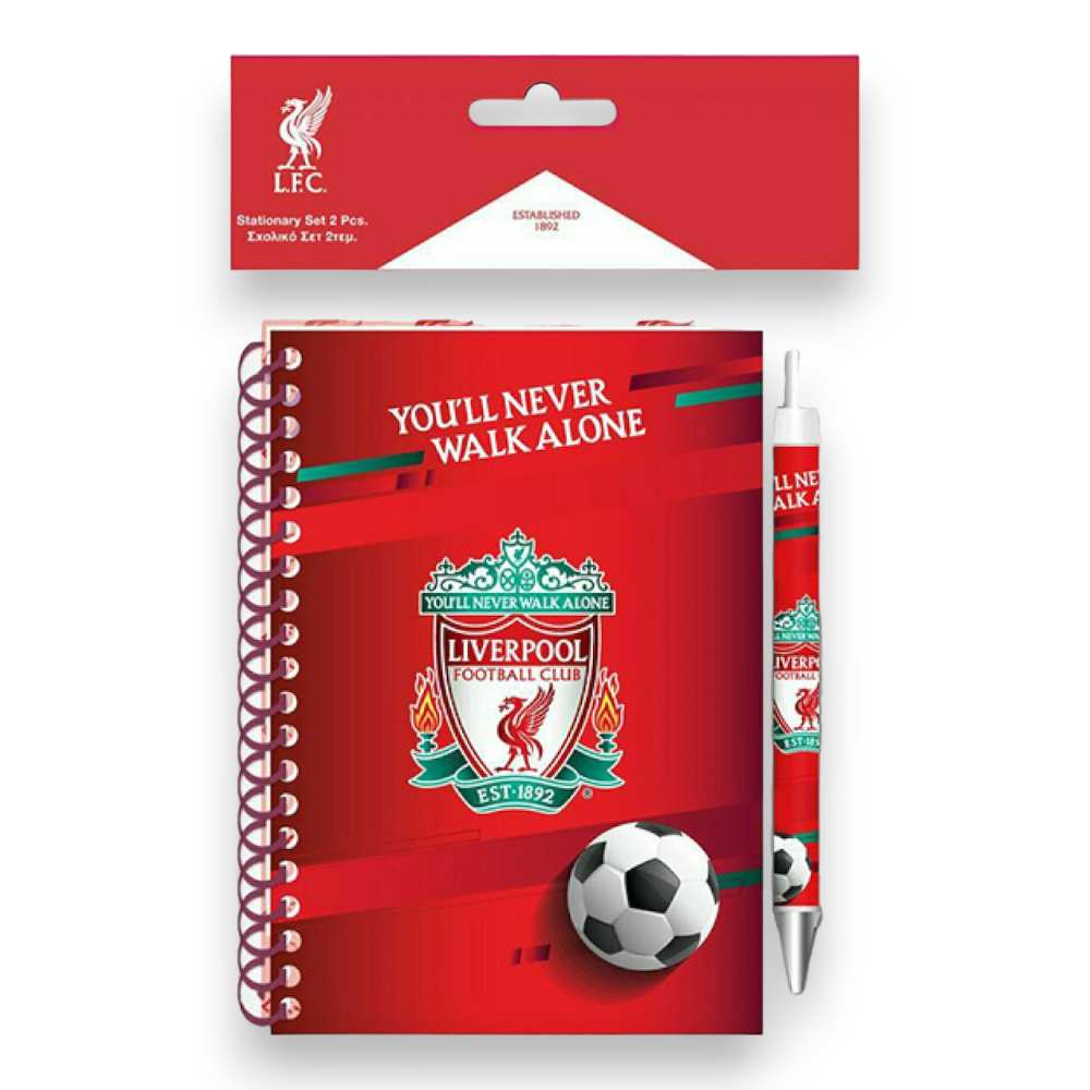 Liverpool FC Notepad And Pen Set