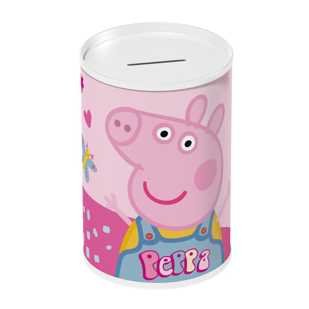Diakakis Metal Money Tin / Box - Peppa Pig
