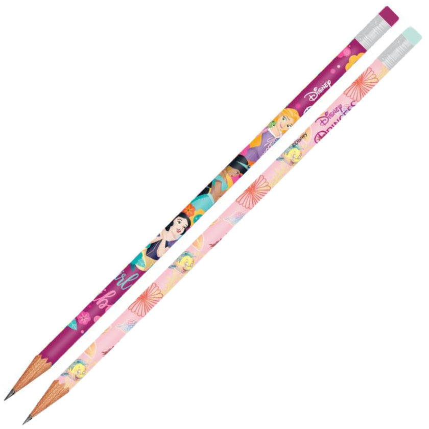 Diakakis Graphite Pencil HB & Eraser - Disney - Princess x 1pc Assortment