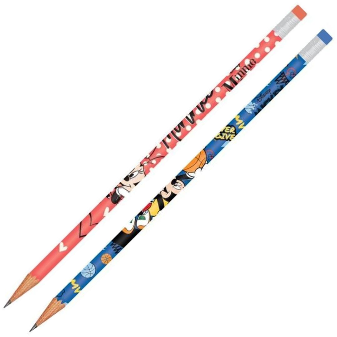 Diakakis Disney Graphite Pencil HB & Eraser - Mickey x 1pc Assortment