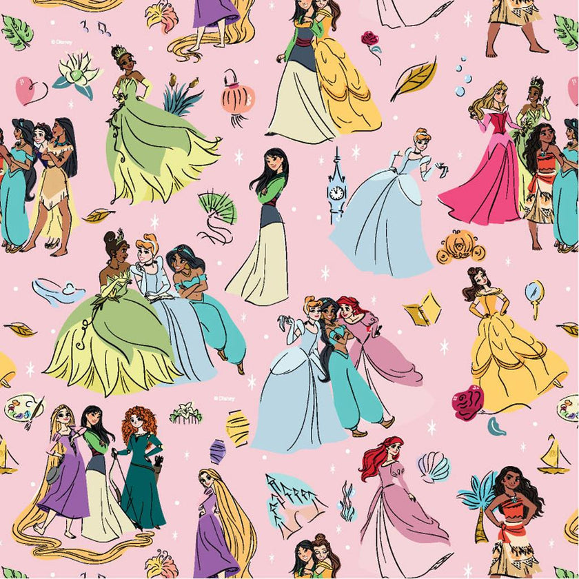 Diakakis Gift Wrapping Paper Roll 0.7 x 2m - Princess