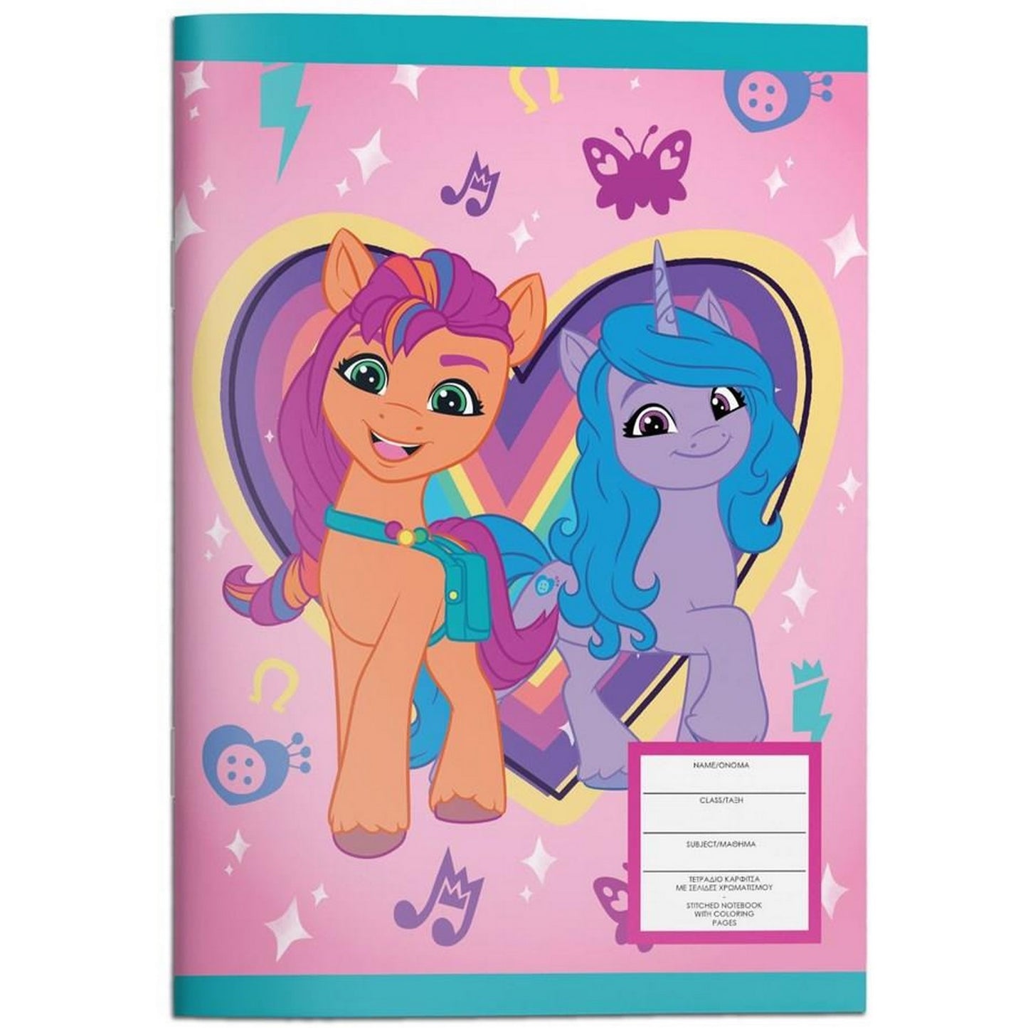 A5+ Diakakis Ruled Notebook My Little Pony