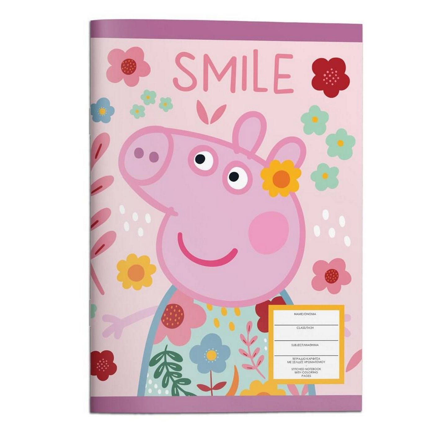 A5+ Ruled Notebook - Peppa Pig x 1pc Assortment