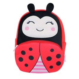Must Team Small Plush Backpack 28 x 23cm - Ladybug