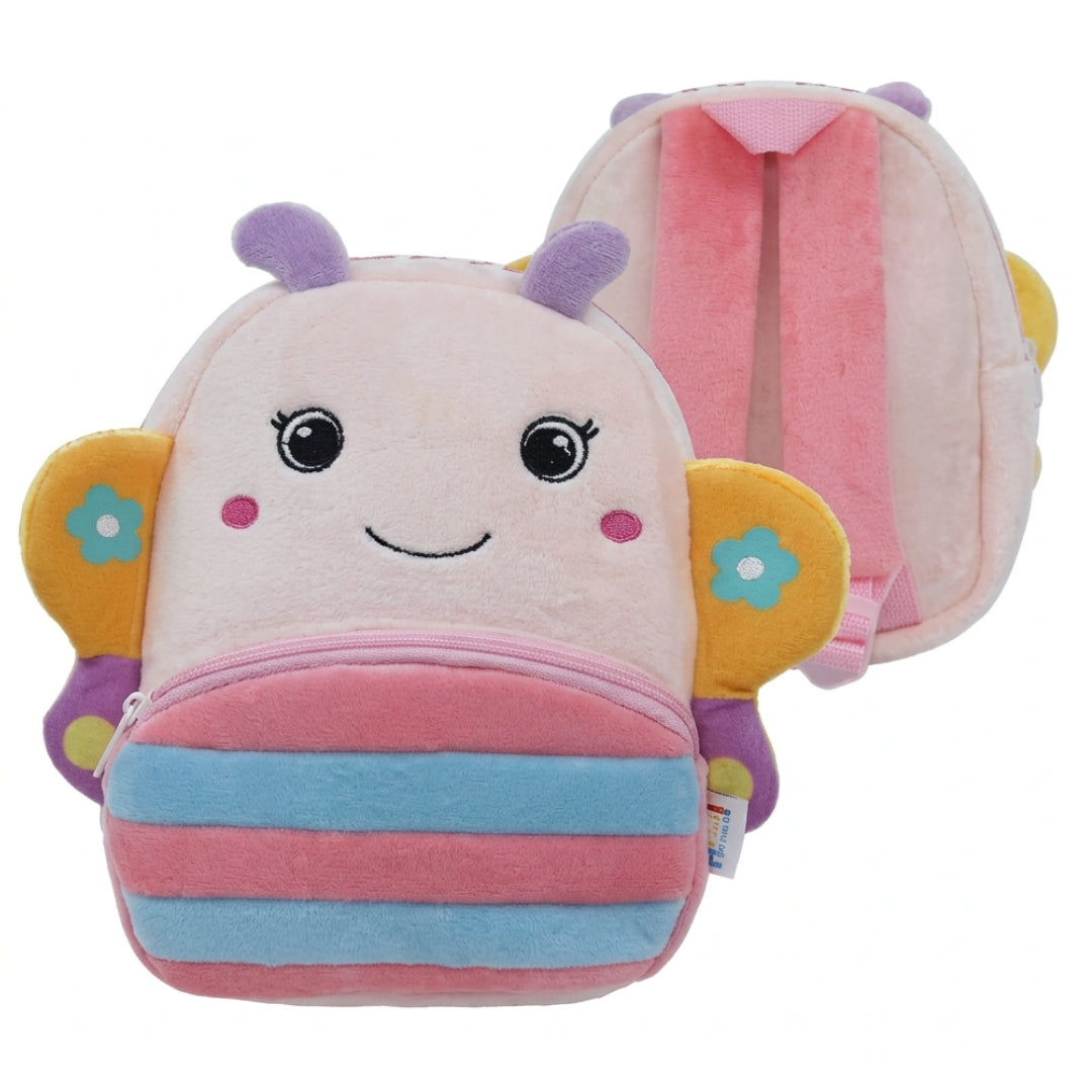 Diakakis 2 Compartments Backpack 26 x 24 x 10cm - Must Team - Plush - Butterfly