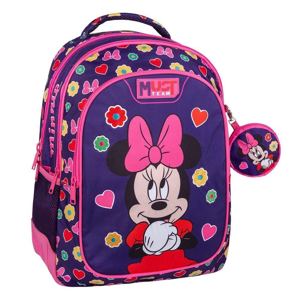 Diakakis 3 Compartments Backpack 43 x 32 x 18cm - Must Team - Disney - Minnie Mouse