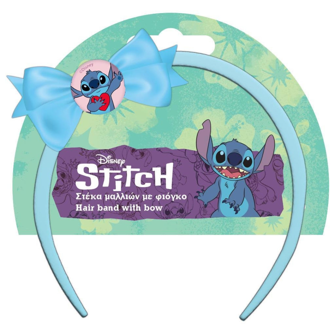 Disney Stitch Hair Accessories - Hair Band With Bow