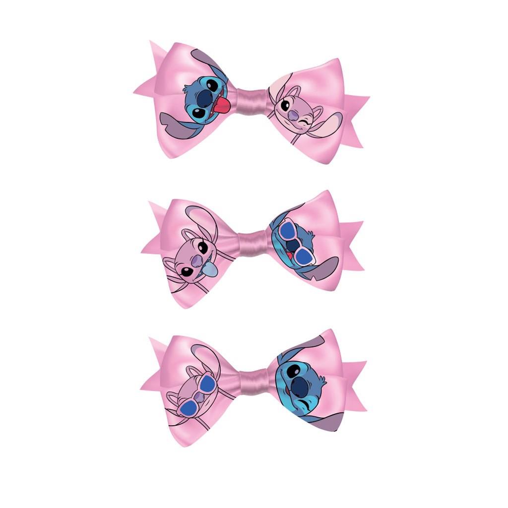 Disney Stitch Hair Accessories - Hair Clips A Set Of 3pcs