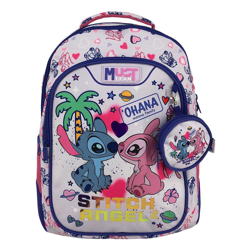 Diakakis 3 Compartments Backpack 43 x 32 x 18cm - Must Team - Disney - Stitch