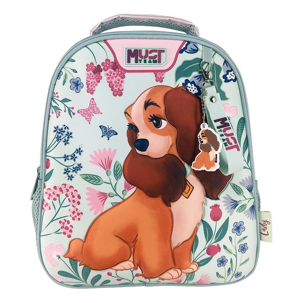 Diakakis 2 Compartments Backpack 31 x 27 x 10cm - Must Team - Disney - Lady And The Tramp